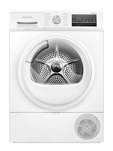 siemens wt47r440 waermepumpentrockner fuer 8 kg waesche iq500 a 176 kwh jahr speedpack autodry outdoor programm weiss