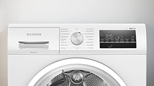 Siemens WT47R440 Wärmepumpentrockner für 8 kg Wäsche, iQ500, A+++, 176 kWh/Jahr, speedPack, autoDry, Outdoor-Programm, Weiß - 3