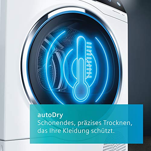 Siemens WT47R440 Wärmepumpentrockner für 8 kg Wäsche, iQ500, A+++, 176 kWh/Jahr, speedPack, autoDry, Outdoor-Programm, Weiß - 6
