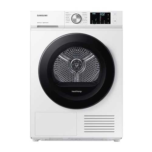 samsung dv91bba245aw eg bespoke waermepumpentrockner 9 kg hygiene optimal dry sensorgesteuertes trocknen 2 in 1 komfortfilter super kurz 35 digital inverter motor weiss