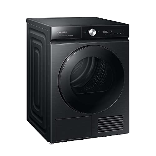 samsung dv90bb9445gbs2 bespoke waermepumpentrockner 9 kg ai dry intelligentes automatikprogramm quickdrive ai control super speed und super leise schwarz