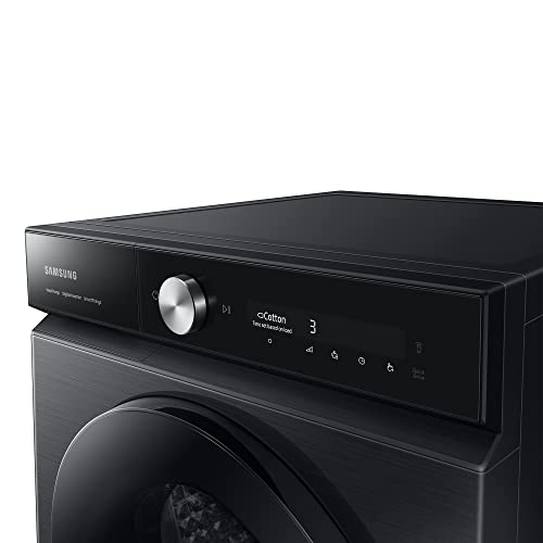 Samsung DV90BB9445GBS2 Bespoke Wärmepumpentrockner, 9 kg, AI Dry - intelligentes Automatikprogramm, QuickDrive, AI Control, Super Speed und Super Leise, Schwarz - 3