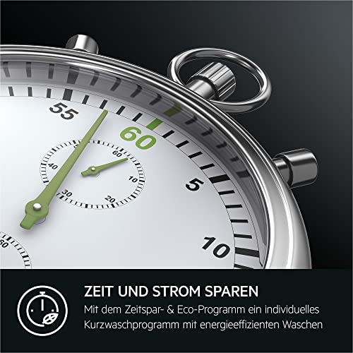 AEG L6FBA51480 Waschmaschine / 8,0 kg / Leise / Mengenautomatik / Nachlegefunktion / Kindersicherung / Schontrommel / Wasserstopp / 1400 U/min - 8