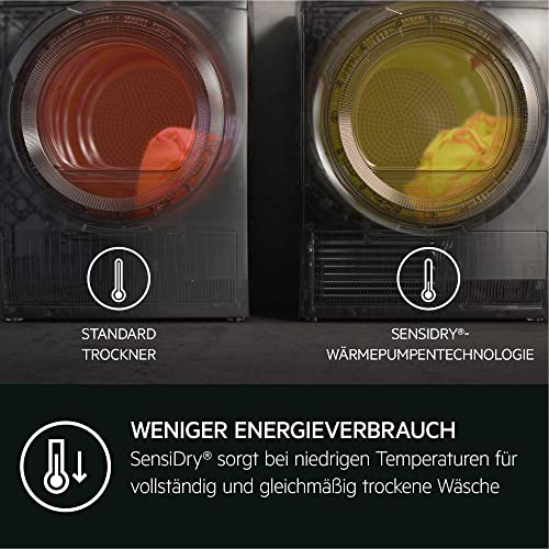 AEG TR8AMZ68 Wärmepumpentrockner / Serie 8000 mit AbsoluteCare / Testsieger der Stiftung Warentest / 8,0 kg / A+++ / energiesparend / Mengenautomatik / Knitterschutz / Schontrommel / weiß - 6