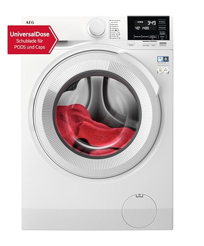 AEG LR7AMZ48UFL Waschmaschine / Serie 7000 mit ProSteam / UniversalDose Schublade / 8,0 kg / Leise / Mengenautomatik / Nachlegefunktion / Kindersicherung / Wasserstopp / 1400 U/min - 2