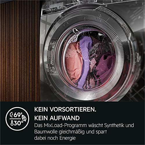 AEG LR7AMZ48UFL Waschmaschine / Serie 7000 mit ProSteam / UniversalDose Schublade / 8,0 kg / Leise / Mengenautomatik / Nachlegefunktion / Kindersicherung / Wasserstopp / 1400 U/min - 9