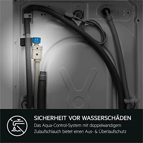 AEG LR7AMZ48UFL Waschmaschine / Serie 7000 mit ProSteam / UniversalDose Schublade / 8,0 kg / Leise / Mengenautomatik / Nachlegefunktion / Kindersicherung / Wasserstopp / 1400 U/min - 10