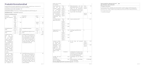 AEG L7WBA60680 Waschtrockner / DualSense – schonende Pflege / 8 kg Waschen / 5 kg Trocknen / D / energiesparend / Mengenautomatik / Nachlegefunktion / ProSteam – Auffrischfunktion / 1600 U/min - 23