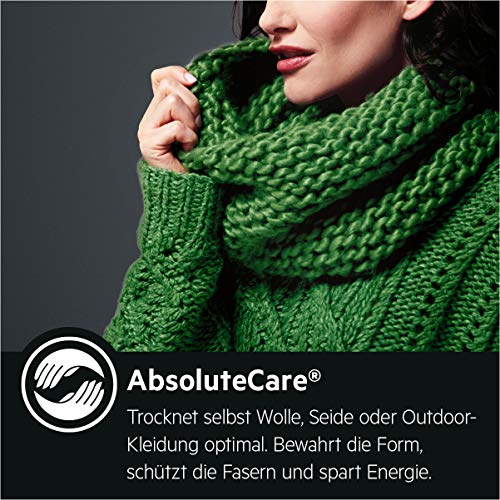AEG T8DB67580 Wärmepumpentrockner / AbsoluteCare – Wolle-Seide-Outdoor trocknen / 8,0 kg / A++ / energiesparend / Mengenautomatik / Knitterschutz / Kindersicherung / Schontrommel / Startzeitvorwahl - 2