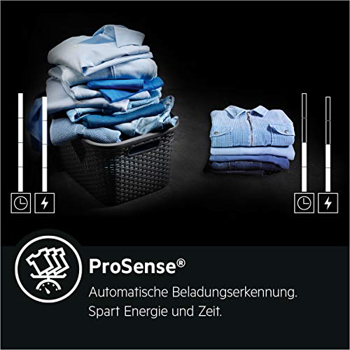 AEG T8DB67580 Wärmepumpentrockner / AbsoluteCare – Wolle-Seide-Outdoor trocknen / 8,0 kg / A++ / energiesparend / Mengenautomatik / Knitterschutz / Kindersicherung / Schontrommel / Startzeitvorwahl - 8