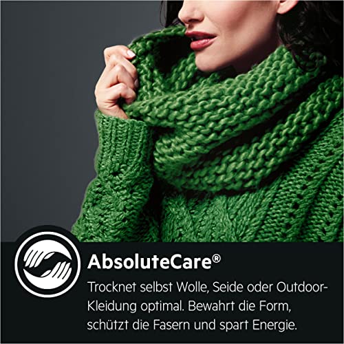 AEG T8DE86685 Wärmepumpentrockner / AbsoluteCare / Wolle-Seide-Outdoor trocknen / 8 kg / Energiesparend / Mengenautomatik / Knitterschutz / Kindersicherung / Schontrommel / Trommelbeleuchtung - 3