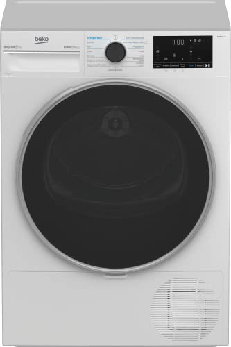 beko b5t4824if bpro 500 waeschetrockner 8 kg frontlader waermepumpentrockner allergikergeeignet 15 programme dampffunktion knitterschutz silent programm aquawave schontrommel weiss