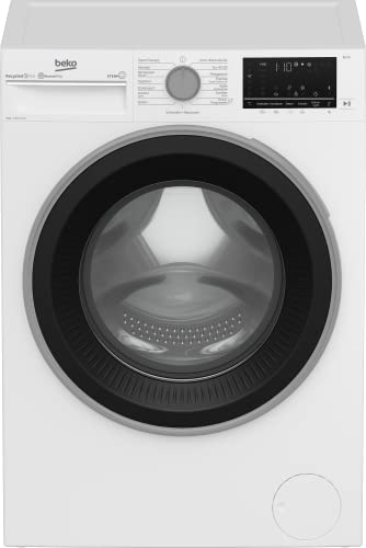 beko b3wfu59415w2 b300 waschvollautomat 9 kg waschmaschine restzeitanzeige 1400 u min dampffunktion addxtra nachlegefunktion bluetooth stainexpert hygiene allergikergeeignet weiss
