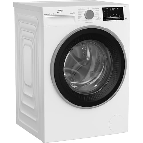 beko b3wfu59415w2 b300 waschvollautomat 9 kg waschmaschine restzeitanzeige 1400 u min dampffunktion addxtra nachlegefunktion bluetooth stainexpert hygiene allergikergeeignet weiss