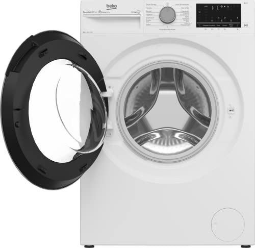 Beko B3WFU59415W2 b300 Waschvollautomat, 9 kg, Waschmaschine, Restzeitanzeige, 1400 U/min, Dampffunktion, AddXtra-Nachlegefunktion, Bluetooth, StainExpert, Hygiene+ allergikergeeignet, Weiß - 5