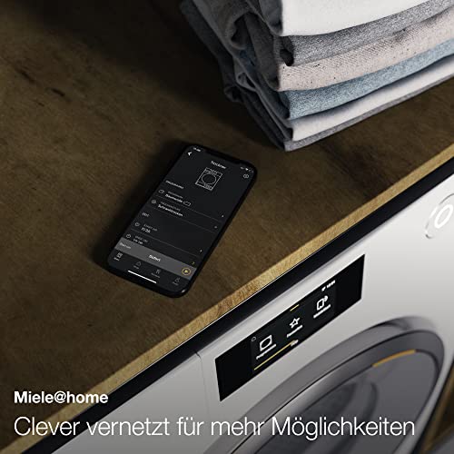 Miele TSF 763 WP Wärmepumpentrockner – Für bis zu 8 kg Wäsche – Mit EcoSpeed, effizienter EcoDry-Technologie, DryCare 40 und WLAN-Vernetzung – Energieklasse A+++ - 10