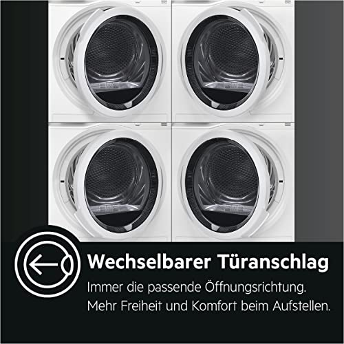 AEG T7DB41580 Wärmepumpentrockner / A++ / 8,0 kg / SensiDry - schonend und energiesparend / Mengenautomatik / Knitterschutz / Kindersicherung / Schontrommel / Startzeitvorwahl - 6
