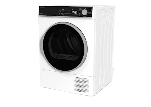 Sharp KD-ROHB7GWA++-DEWärmepumpentrockner / A++ / 7 kg / 15 Programme inkl. 20 min Kurzprogramm / BubbleDrum-Schontrolmmel mit LED-Trommelbeleuchtung / Ablaufschlauch / Weiß - 4