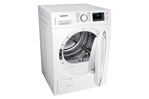 Samsung DV80F5E5HGWEG Wärmepumpentrockner / A++ / 8 kg / Vollgrafisches LED Display / Diamond Pflegetrommel / weiß -