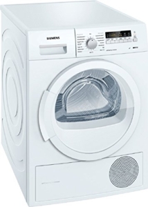 Siemens iQ700 WT46W261 iSensoric Wärmepumpentrockner / A++ / 8 kg / weiß / Selbstreinigender Kondensator / softDry-Trommelsystem / Super40 - 