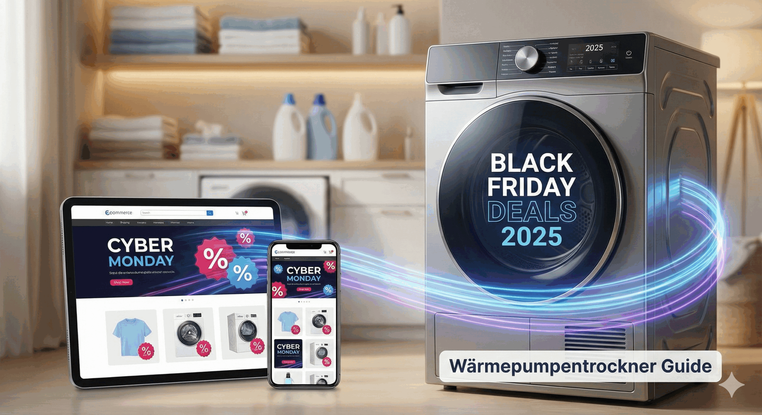 Black Friday Week und Cyber Monday 2025: Der große Guide für Wärmepumpentrockner Deals 2 black friday waermepumpen angebote 2025 scaled
